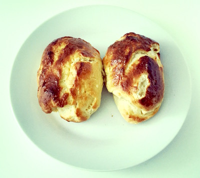 homemade pain au lait