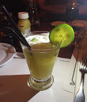 basil cucumber mocktail