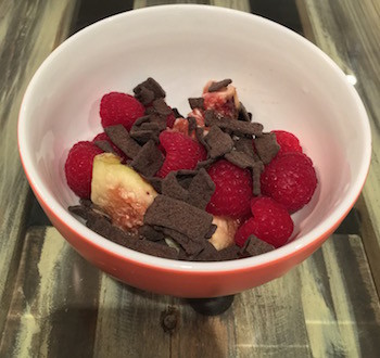 choco coco fruit salad