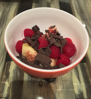 choco coco fruit salad