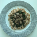 low fat spinach and spelt recipe