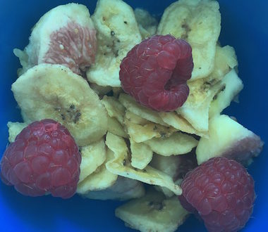 banana chips fruit salad