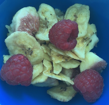 banana chips fruit salad