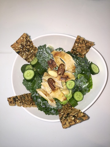 chicken kale salad