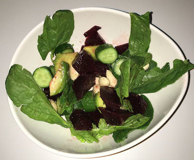 my easy vegan salad