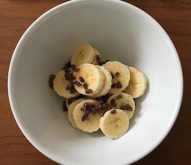 coco flakes banana breakfats