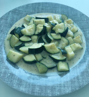 creamy zucchini