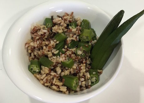 okra and wild rice