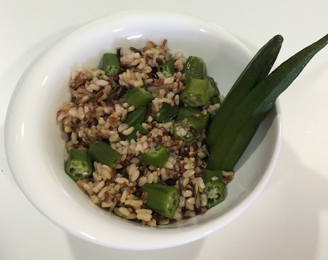 okra and wild rice