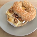 sesame brie bagel