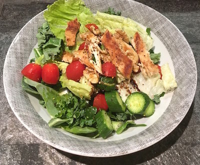 grilled organic chicken salad