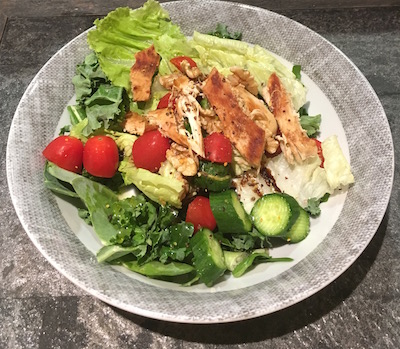 grilled organic chicken salad