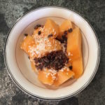 melon and coco nibs