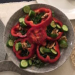 capsicum and kale salad