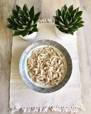 spelt pasta white sauce